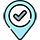 Map pin pointer icon.